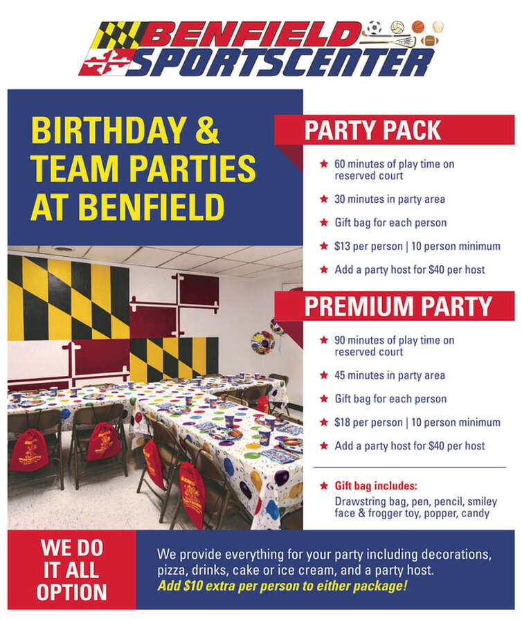 Benfield Sportscenter Birthday Party